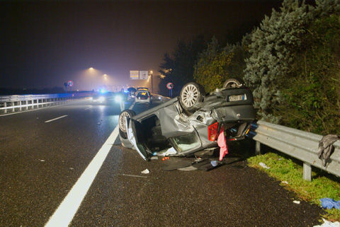 A 14 BIS: INCIDENTE C/O CASELLO COTIGNOLA---FOTO FIORENTINI