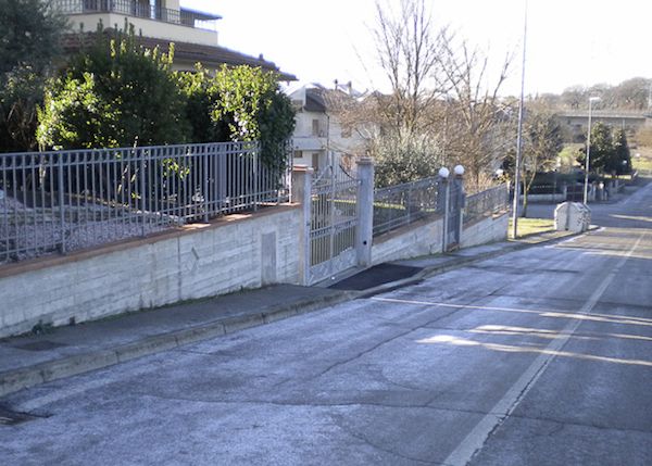 strada ghiacciata
