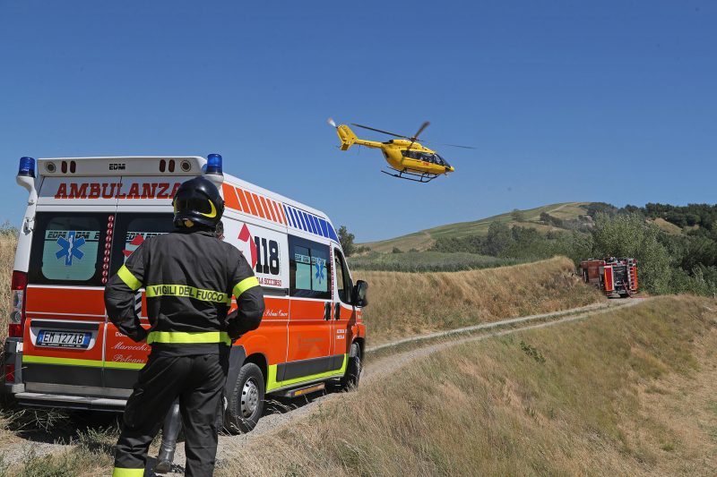 Imola -INCENDI DIEPERSO E FERITO A FONTANELICE