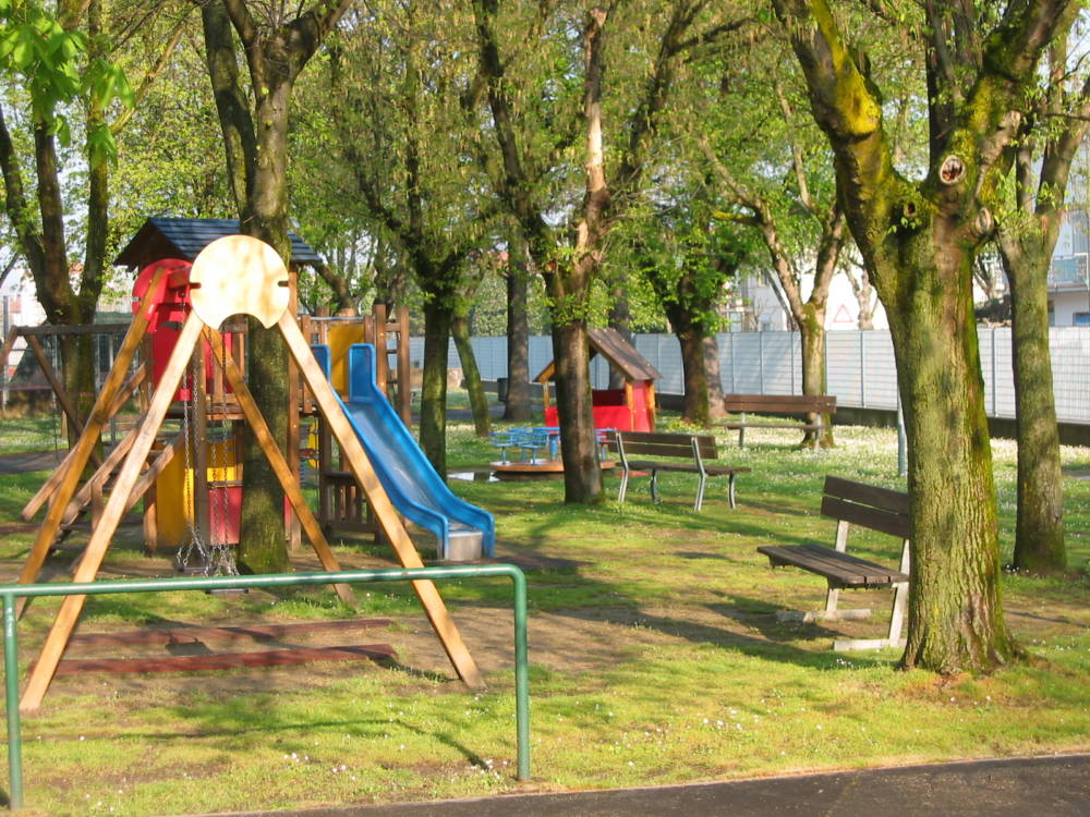 Il parco giochi Millepiedi a Massa Lombarda