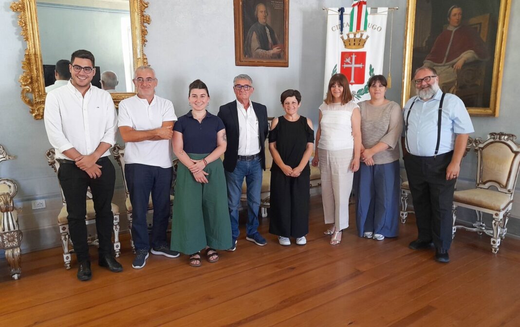 Il dottor Martoni ricevuto dalla giunta del Comune di Lugo