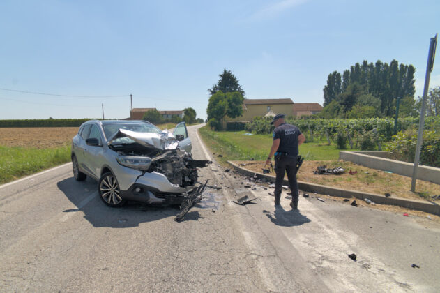La scena dell'incidente. Foto Massimo Fiorentini